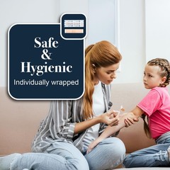 Dynarex Sheer Plastic Adhesive Bandages Water-Resistant And Sterile Non-Stick