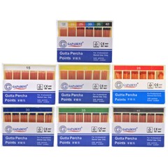 Dental Endo Root Canal Gutta Percha Points / Absorbent Paper Points Taper 0.02