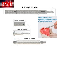 Zimmer Tapered Screw-Vent 4.5mm Internal Hex Implant 1-5mm for Locator Abutment