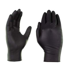 1st Choice 5 mil Industrial Black Nitrile Gloves, Latex & Powder-Free, 100/Box
