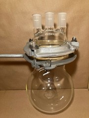 Pyrex Kontes 3000ml 2 Piece 3 Neck Flask & Handle