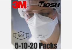 20 pk,3M Aura 9205+ N95 NIOSH Approved Particulate Respirator Face Mask USA Made