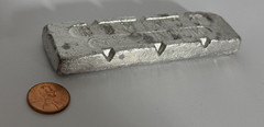 Indium Metal, Ultra pure, 99.999%, 300 grams