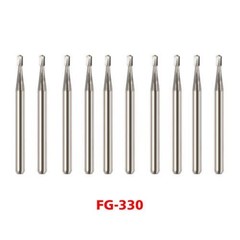 1-10 packs Dental Tungsten steel Carbide Steel Burs Bur FG-330 19mm USA