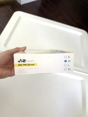 V12 Health TPE Food Service Disposable Gloves Lot Medium – 10 Boxes / 2000 Count