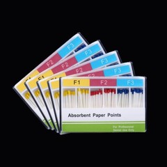 10X AZDENT Dental Root Endo Absorbent Paper Points Tips F1 F2 F3 Mixed