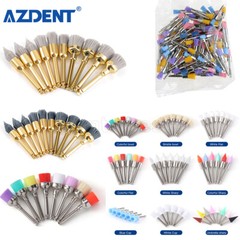 Dental Polishing Brush Bowl Brush Flat Type Polishing Polisher Prophy Brushes
