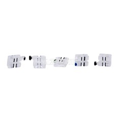 AZDENT Dental Orthodontic Clear Ceramic Brackets Braces Mini Roth.022 Hooks 345