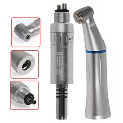 Dental Slow Low Speed Handpiece Push Contra Angle KaVo NSK Style Air Motor 4Hole