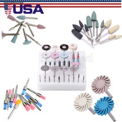 Dental Composite Polishing Kit Resin Ceramics Porcelain Kit RA/HP Diamond System