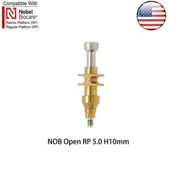 US Dental Impression Coping Open Tray Fit Nobel Biocare Conical Connection NP/RP