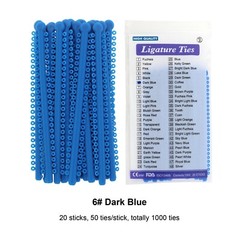 1000pcs Orthodontic Ligature Ties Elastic Ligas Ortodoncia Rubber Bands Brackets