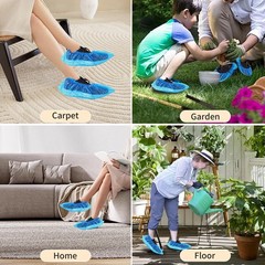 1000 Disposable Shoe Covers – Waterproof, Non-Slip Booties for Men & Women, Fits