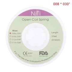 1Roll Dental Orthodontic Niti Open Coil Spring Spool .008/010/012/014 Inch 3Feet