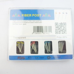1Pack Dental Fibre Post and Core Screw Quartz Endodontic 4 Drills Easyinsmile