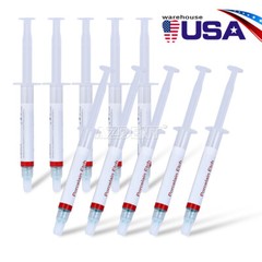 Dentex Porcelain Etch Gel 9.5% Hydrofluoric Acid Etchant 2.5 ml/syringe &Tips