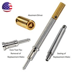 Zimmer Tapered Screw-Vent 4.5mm Internal Hex Implant 1-5mm for Locator Abutment
