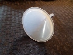 Unbranded Polypropylene 65mm Analytical Funnel with Standard Stem, 14676