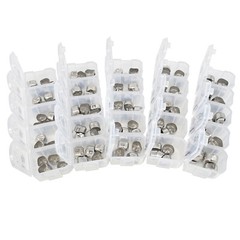 5Pcs Dental Adult Crown Stainless Steel Permanent Molar Teeth Temporary Crowns