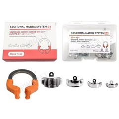 Dental Matrix Bands Ring Sectional Matrice Clamp Fit Garrison Palodent V3 System