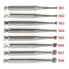 Dental Tungsten Steel Carbide Burs RA 1-8 For Low Speed Contra Angle Handpiece