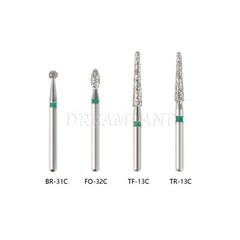 5pc/pack Dental FG Diamond Burs for High Speed Handpiece Friction Grip 1.6MM Bur