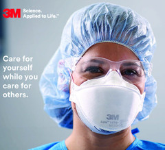3M Aura 9205+ NIOSH N95 Approved Particulate Respirator Face Mask Multi Propouse