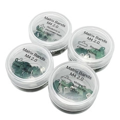 50Pcs Dental Matrix Bands PTFE Coat Non-Stick Sectional Contoured Metal Matrices