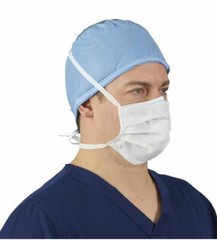 *50-Pieces* Halyard FluidShield ASTM Level 1 Surgical Face Mask White 41805