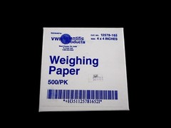 VWR Weighing Paper Lightweight 4 x 4in Pack of 500 Pieces 12578-165