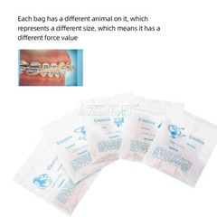 Dental Ortho Elastics Latex Braces Orthodontic Rubber Bands 5000Pcs/kit 15Sizes！