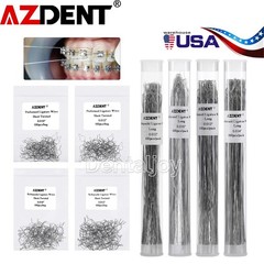 Dental Ortho Wire Preformed Kobayashi Ligature Ties Long Short Twist 100pcs/Pack