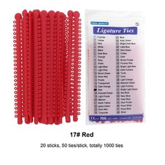 1000pcs Orthodontic Ligature Ties Elastic Ligas Ortodoncia Rubber Bands Brackets