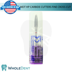 Dental MDT HP Carbide Cutters Fine Cross Cut Bur Smooth Finishing Shaping Tool