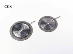 Dental Lab Porcelain Teeth Polishing Diamond Plaster Discs Cutting Bur 190/220mm