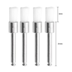 OneMed Disposable Dental Prophy Polishing Brush Latch Flat Type White 100Pcs/Box