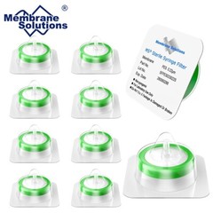 50Pcs PES Membrane Syringe Filter Sterile Lab Hydrophilic 33mm 0.22µm Individual