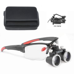 Dental Medical 3.5X Binocular Loupes Lightweight Magnifier DY-117 Black US STOCK