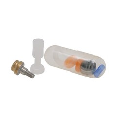 US Dental Zimmer Tapered Screw-Vent Locator Abutment w/PEEK Caps 4.5mm Platform