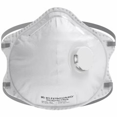 Kleenguard 54626 Particulate Respirator, N95, Exhale Valve, Molded, Adjustable
