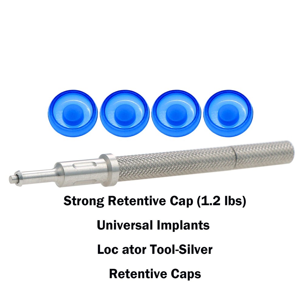 Dental 1.2lbs Implant Retention Caps Insertion Extraction Locator Core Tool