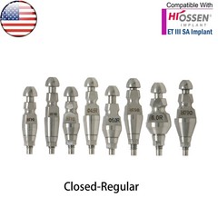 US Dental Hiossen Osstem Transfer Impression Coping Open/Closed Tray Lab Analog