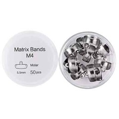 50Pcs Dental Matrix Bands With Hole Sectional Matrix Ring Fit Palodent V3 System