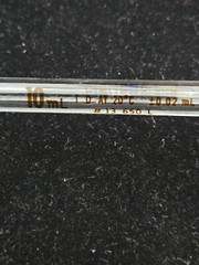 Lot 4 FISHER Glass Bulb Reusable Volumetric Pipette Pipet 10ml 5ml 1ml