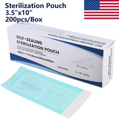 Sterilization Pouches- 3.5 ” x 10 ” Dental Self Pouch Bag 200 Bags