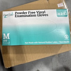 1 Case Of Vinyl Examination Powder Free Medium Gloves GVF2003 10 Boxes Of 100