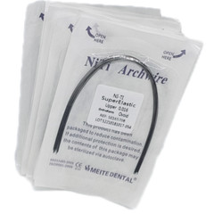 100Packs Dental Ortho Arch Wires Super Elastic Niti Round 012~020 Upper&Lower