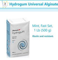 5 x Bags Dental Hydrogum VPS PVS Universal alginate Mint, Fast Set, 500g C302025