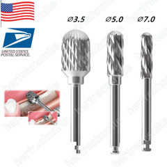 Dental Trimmer Burs Smooth Drills Narrow Bone Split ITI DIO Ridge Contouring