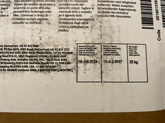 25kg 6.5 DSM GALLON Niacinamide USP-EP BB 7/2027 POWDER